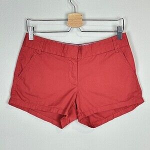 J. Crew Factory Dusty Red 3 inch Chino Shorts 2